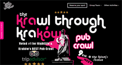 Desktop Screenshot of krawlthroughkrakow.com